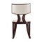 Manhattan Comfort Pulitzer Dining Chair (Set of Two) in Pearl White and Walnut DC001-PW - alternate 4